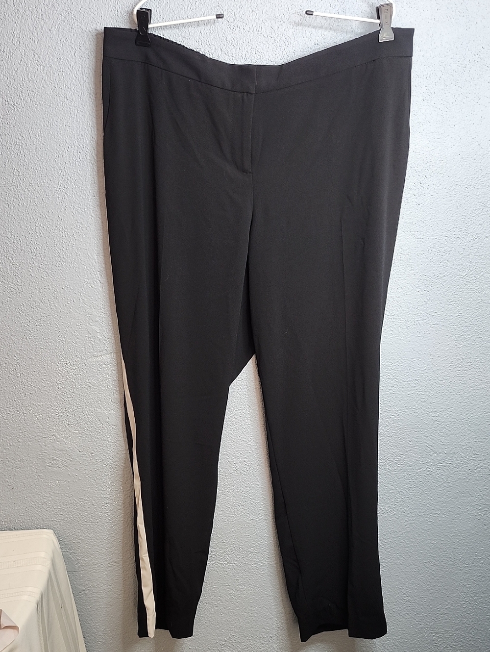 Lane Bryant Black Women's Pants with Side Stripe